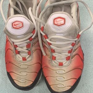 Nike Air Red and Cream Gradient Sneakers